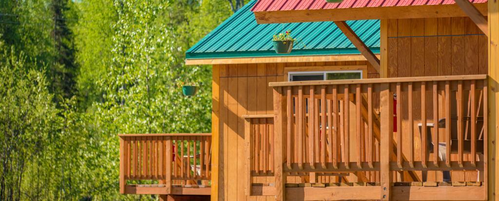Talkeetna Love-Lee Cabins Hotel Bagian luar foto